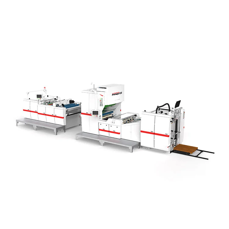 स्वचालित चेन चाकू पाउडर-हटाउने ल्यामिनेटिंग मेसिन